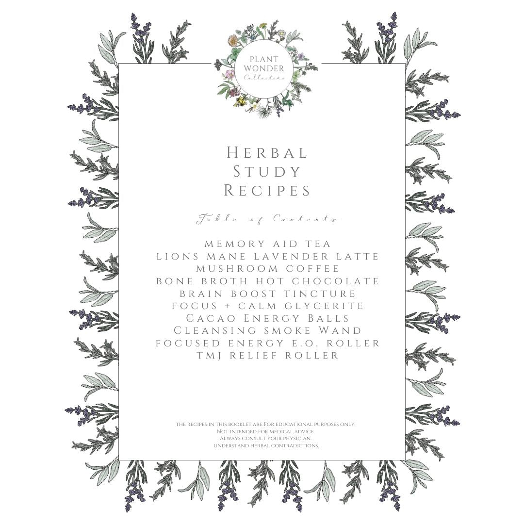Herbal Study Booklet