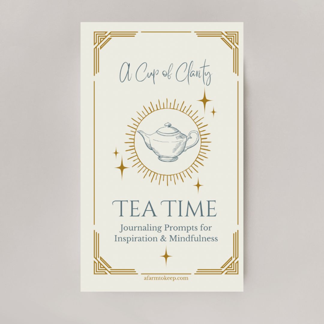 Cup of Clarity A Tea Time Meditation Deck by A Farm to Keep