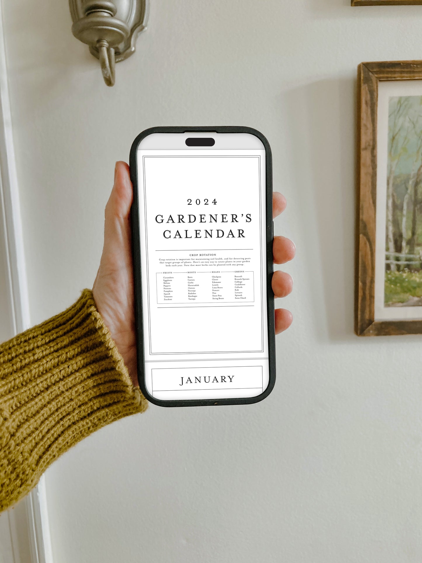2024 Gardener’s Calendar BY From Scratch Mercantile