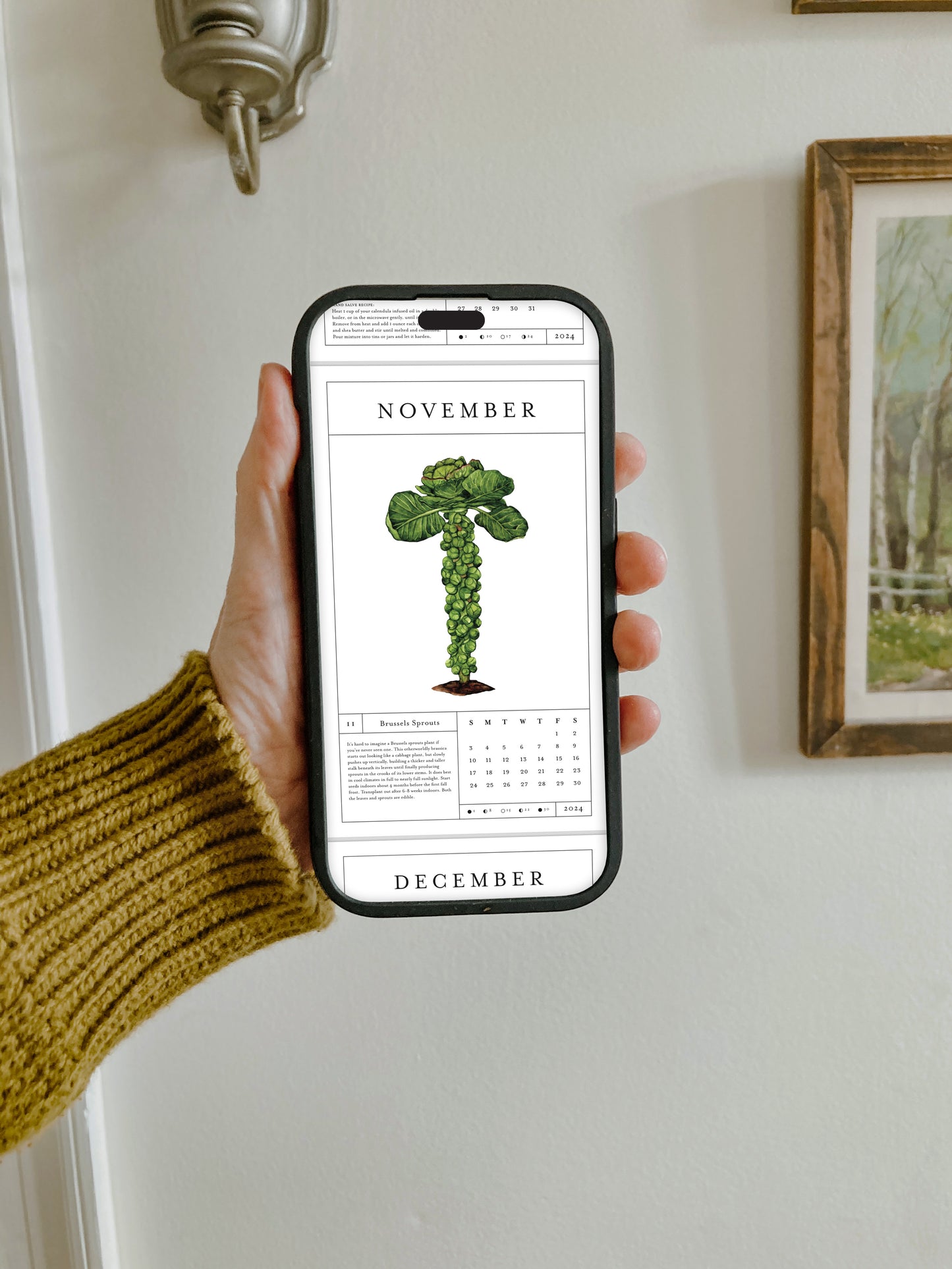 2024 Gardener’s Calendar BY From Scratch Mercantile