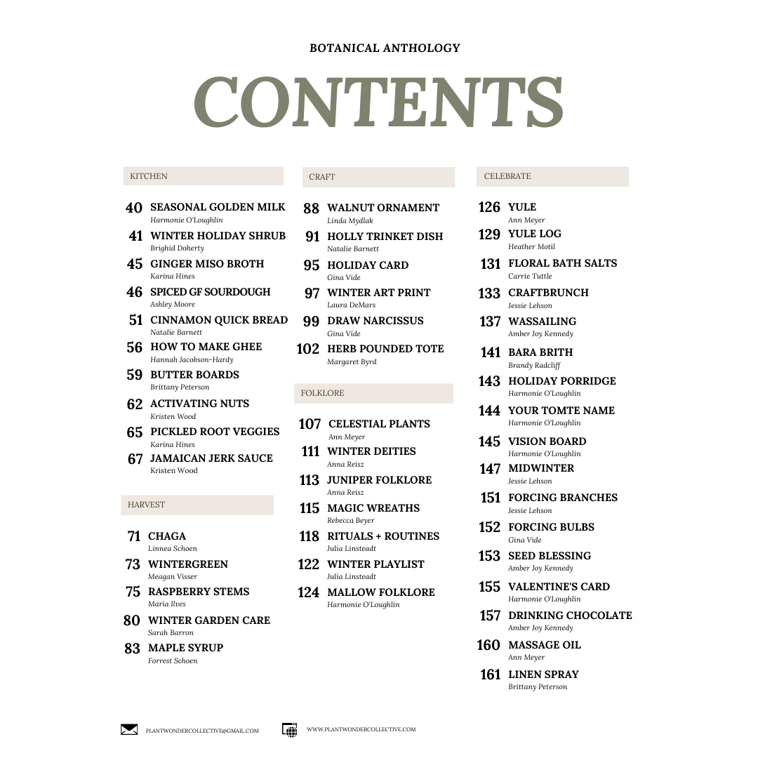 Botanical Anthology Winter Love Bundle: Vol 1 + Vol 2 + Vol 3 Editions (Digital)