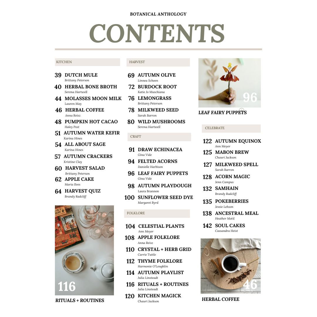 Botanical Anthology Autumn Love Bundle: Vol 1 - Vol 4 Editions (Digital)
