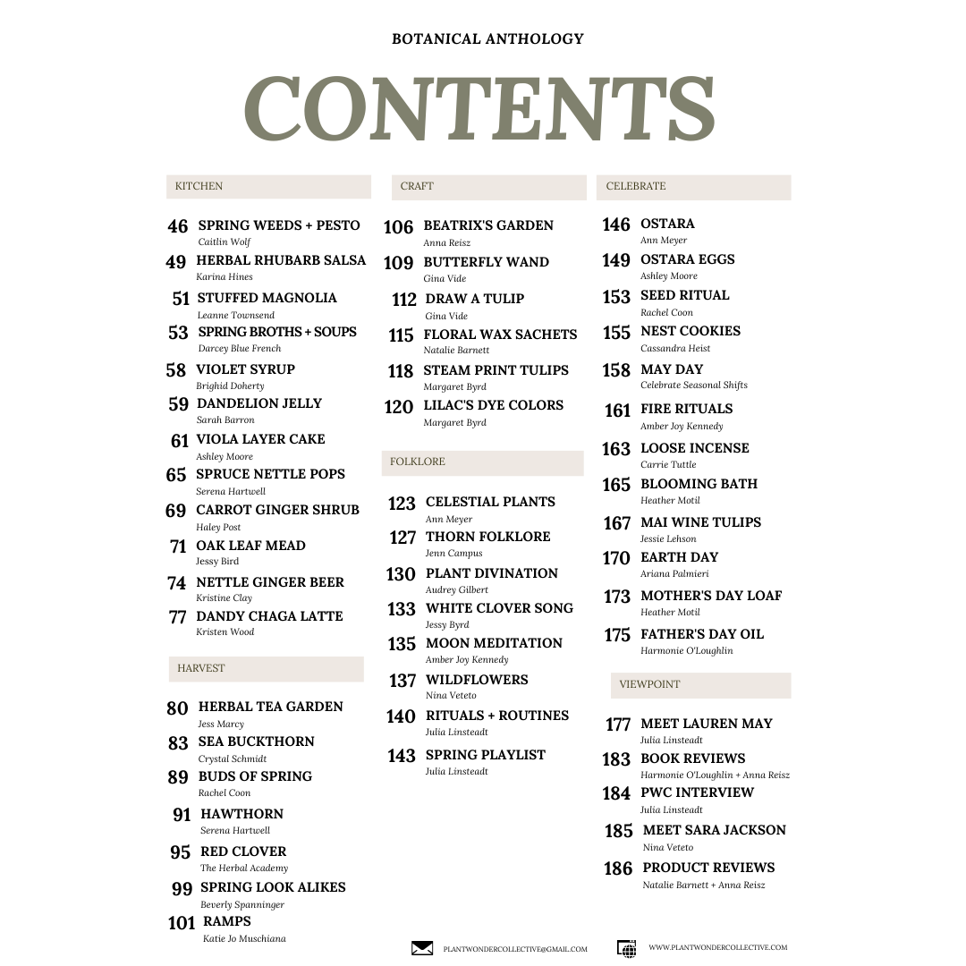 Botanical Anthology: Spring Vol 1 | Issue 4 | 2023 (Digital)