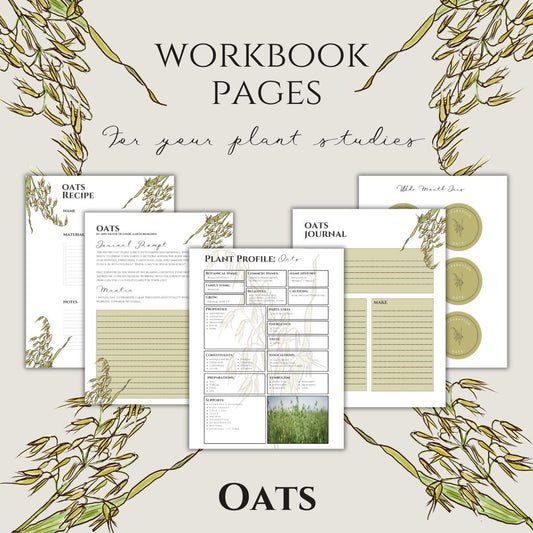 Oats Workbook Printables
