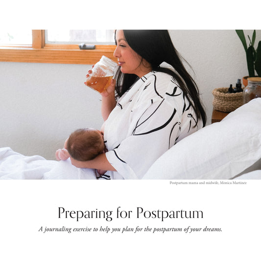 Preparing for Postpartum Guide by Growing Up Rooted