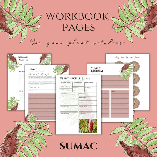 Sumac Workbook Printables