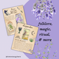 Lavender Grimoire Pages by The Herbology Faerie