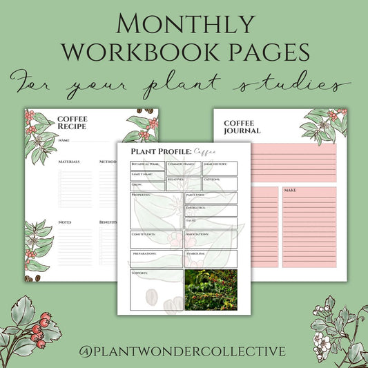 Coffee Workbook Printables