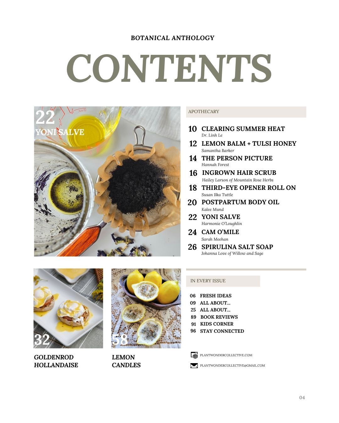 Wholesale: Botanical Anthology: Summer 2025 Print Version (Libraries)
