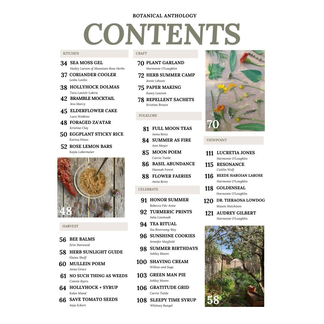 Botanical Anthology: All Current Editions (Print)