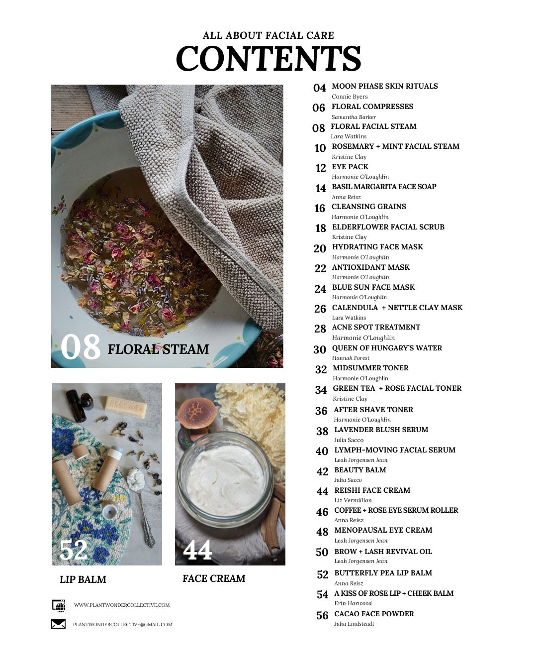 Guide to Herbal Facial Care (Print)