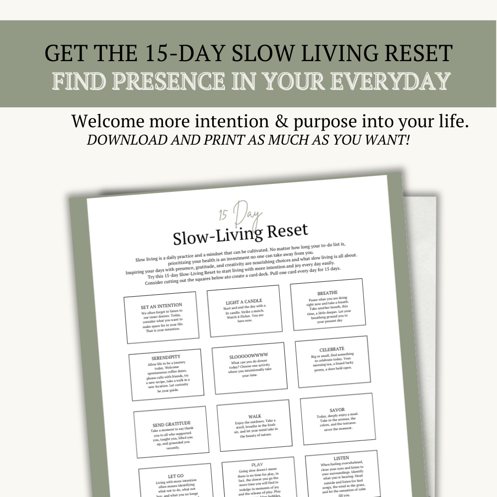 Slow Living Planner by A Farm to Keep