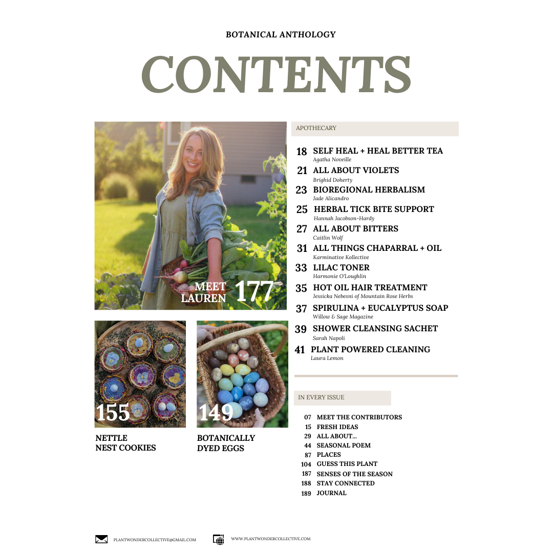 Botanical Anthology: Spring 2023 (Digital) + Info for Print Version
